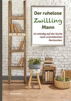 Der ruhelose Zwilling Mann ist ständig auf der Suche nach unentdeckten Horizonten - Sternzeichen Analyse mit Lesespaß