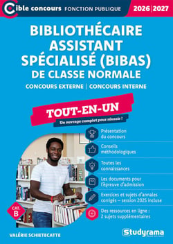 Bibliothécaire assistant spécialisé (BIBAS) de classe normale - Tout-en-un - Catégorie B - Concours 2026-2027
