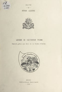 Lexique du cultivateur Picard