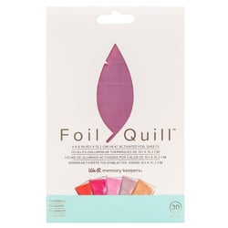 30 feuilles d'aluminium thermiques Flamingo - 10,1 x 15,2 cm - We R Memory Keepers