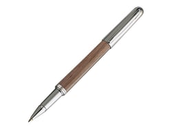 Stylo roller Séquoia - Hêtre chrome