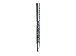 Stylo roller - Noir - Indigo - Pointe moyenne - Oberthur - Floral