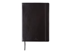 Cahier de notes - Format A5 - Oberthur - 200 pages lignées papier ivoire - Noir