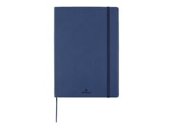 Cahier de notes - Format A5 - Oberthur - 200 pages lignées papier ivoire - Bleu