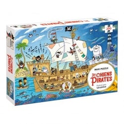 Maxi puzzle Les Chiens Pirates (200 pièces)