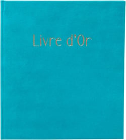 Livre d'or livre Exacompta - Skandi - Turquoise - 140 pages 