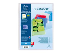 Porte vues prolypropylene semi rigide krea cover chromaline 60 vues - a4