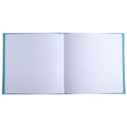 Album photo livre - 30 pages blanches - 25 x 25 cm - turquoise