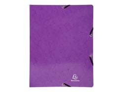 Classeur A4 - Iderama - Dos 20 mm - Carton - Exacompta - Violet