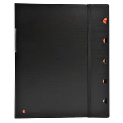 1 porte-vues A4 - 5 onglets - Exaview - 80 vues - Polypro - Exacompta - Coloris assortis