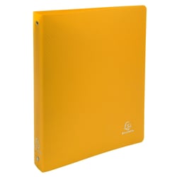 Classeur  A4 maxi Polypropylène Exacompta - Dos 30mm - Jaune - Opak