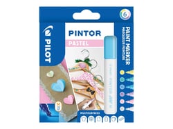 Pintor set x6 pastel - pointe moyenne