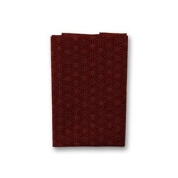 Coupon de tissu japonais - 45 x 55 cm - Géométrique - Bordeaux