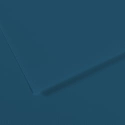 Feuille MI-TEINTES® Canson - 50 x 65 cm - 160g/m² - Bleu pétrole