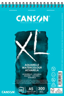 Bloc Canson - A5 - Album XL Aquarelle - 20 feuilles - 300g/m²