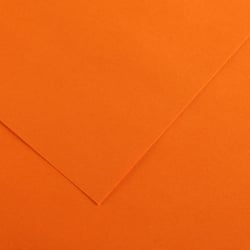 Canson Iris Vivaldi - Papier - A4 - 1 feuille - Orange n°9 - 120g/m²