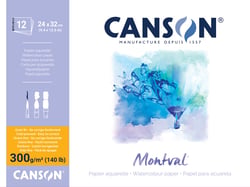 CANSON Montval - Bloc à dessins - 320 x 240 mm - 12 feuilles