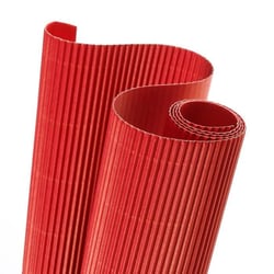 Carton ondulé Canson - Rouge vif - 50 x 70 cm - 300 g/m²