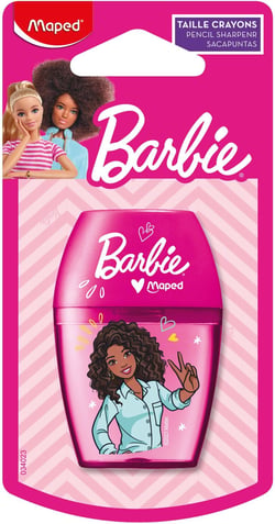 Taille-crayons 1 trou avec réservoir Maped - Barbie