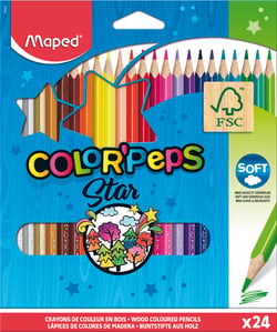 Pochette de 24 crayons de couleur - Color'Peps - Maped