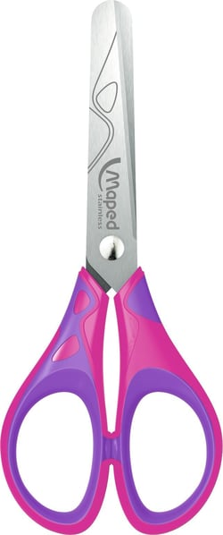 Ciseaux Maped - 13 cm - Essentials Soft - Modèle aléatoire - Vendu à l'unité