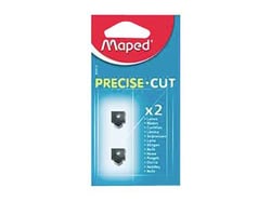 Lot de 2 lames de rechange pour rogneuse - Precise Cut - Maped