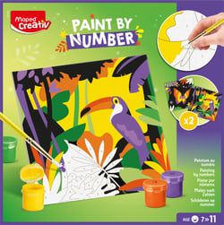 Peinture au numéro Maped Creativ - Perroquet papillon