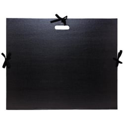 Carton à dessin noir avec poignée - 59 x 72 cm