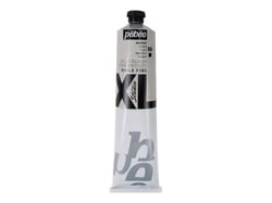 Tube 200 ml de peinture à l'huile Pébéo Studio - XL - argent - Fine