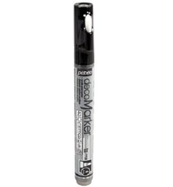 Marqueur peinture 4 mm - Pébéo - Gris - Deco Marker