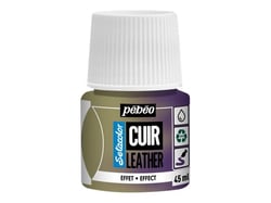 Pot 45 ml peinture acrylique pour cuir Pébéo Setacolor Cuir - Duochrome jaune/violet