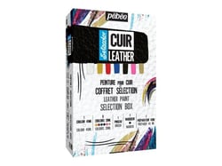 Lot de marqueurs peinture - Coffret sélection - Setacolor cuir - Pebeo