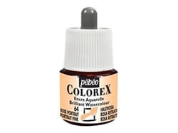 Encre aquarelle Colorex Pébéo - 45 ml - rose portrait