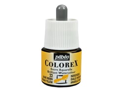 Encre aquarelle Colorex Pébéo - 45 ml - jaune indien