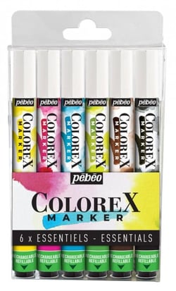 6 Marqueurs essentiels - Colorex Markers