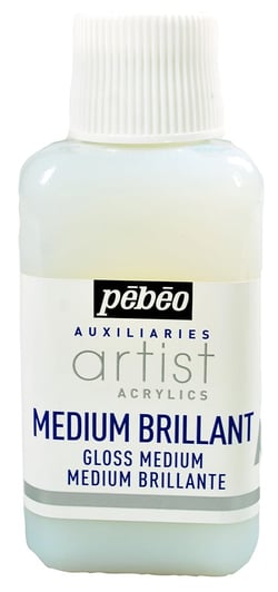 Médium acrylique brillant Pébéo Artist - 250 ml
