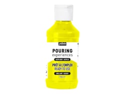 Peinture Acrylique Pouring Pébéo 118 ml - Jaune primaire