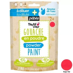 Gouache en poudre rouge 100g