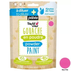 Gouache en poudre rose 100g