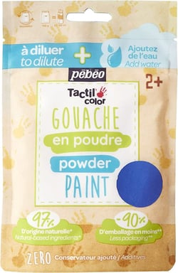 Gouache en poudre bleu 100g