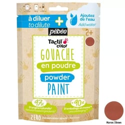 Gouache en poudre marron 100 g
