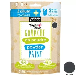 Gouache en poudre noir 100 g