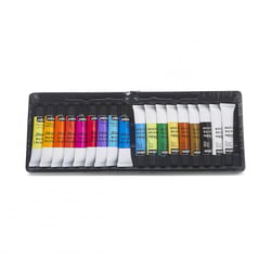 Lot de 18 tubes 12 mL peinture aquarelle Pébéo Studio Aquarelle - Transparent