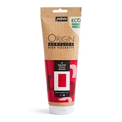 Tube 240 ml peinture acrylique Pébéo Origin Acrylics - Rouge primaire