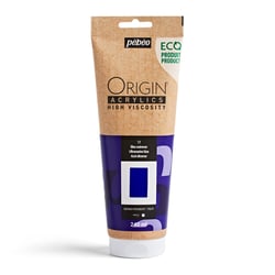 Tube 240 ml peinture acrylique Pébéo Origin Acrylics - Bleu outremer