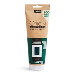 Tube 240 ml peinture acrylique Pébéo Origin Acrylics - Emeraude de phtalocyanine