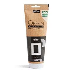 Tube 240 ml peinture acrylique Pébéo Origin Acrylics - Ombre naturelle