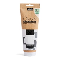Tube 240 ml peinture acrylique Pébéo Origin Acrylics - Blanc de mélange