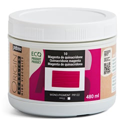 Pot 480 ml peinture acrylique Pébéo Origin Acrylics - Magenta de quinacridone