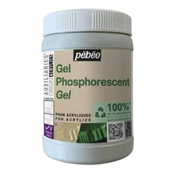 Gel phosphoréscent acrylique Pébéo - Studio Green - 225 ml